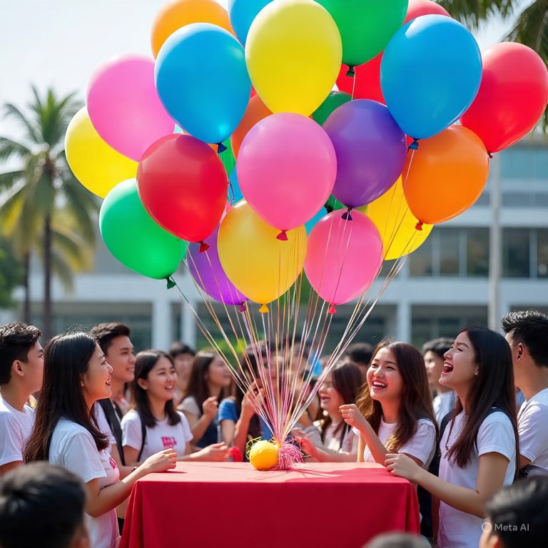 4 Jenis Balon yang Cocok untuk Event Kampus