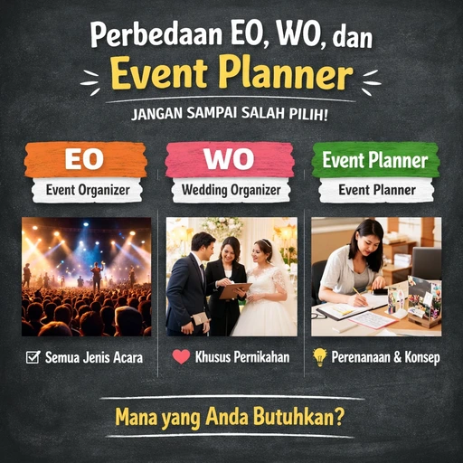 Perbedaan EO, WO, dan Event Planner